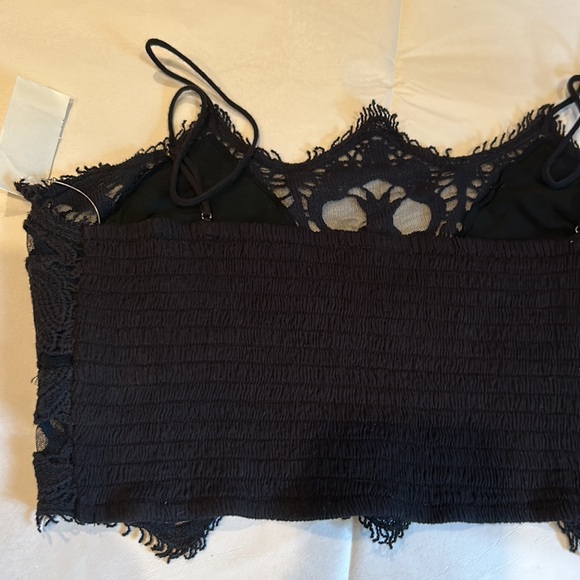 FREE PEOPLE Athena Bralette in Black Size Large - Picture 9 of 13